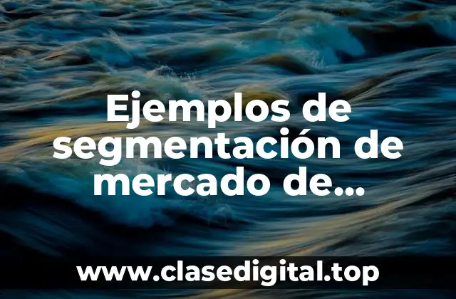 Ejemplos de segmentación de mercado de computadoras