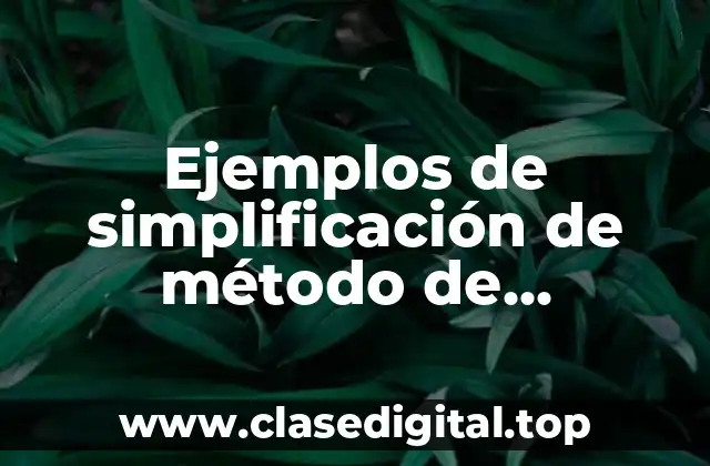 Ejemplos de simplificación de método de Karnaugh con motor eléctrico