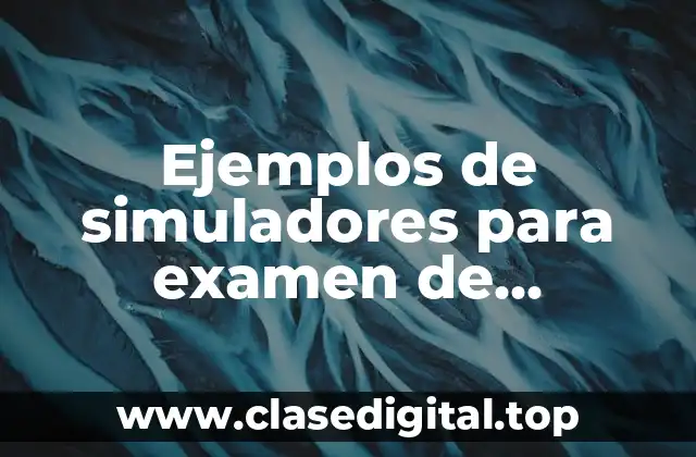 Ejemplos de simuladores para examen de permanencia docente de primaria