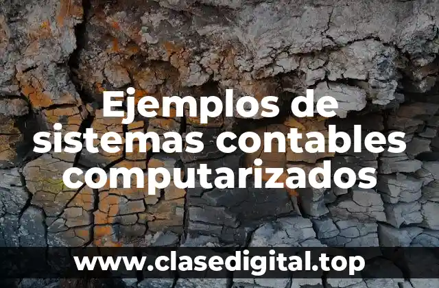 Ejemplos de sistemas contables computarizados