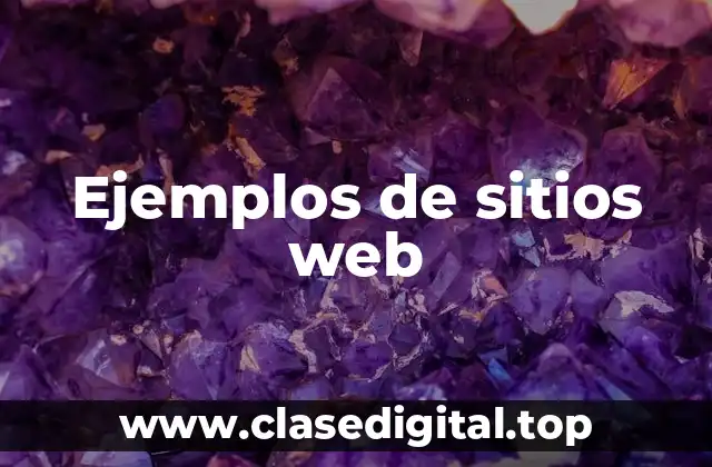 Ejemplos de sitios web