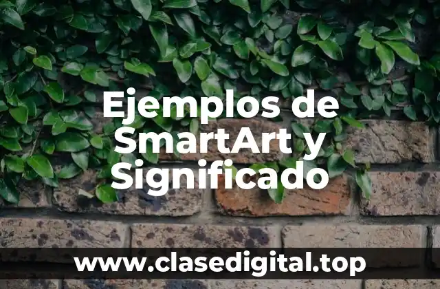 Ejemplos de SmartArt y Significado