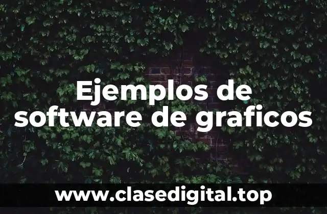 Ejemplos de software de graficos