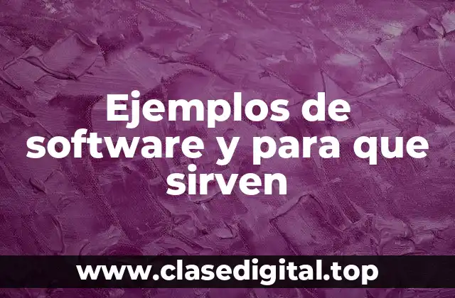 Ejemplos de software