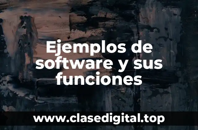 Ejemplos de software
