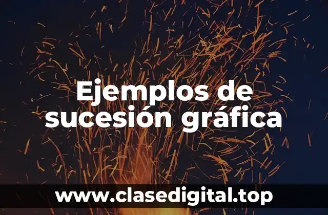 Ejemplos de sucesión gráfica