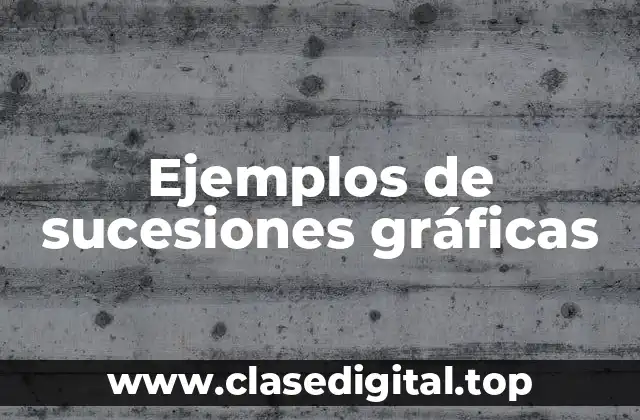 Ejemplos de sucesiones gráficas