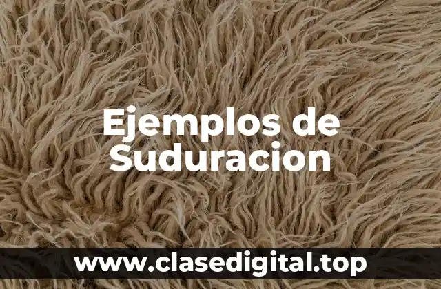 Ejemplos de Suduracion