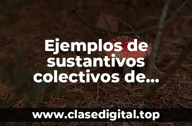 Ejemplos de sustantivos colectivos de animales