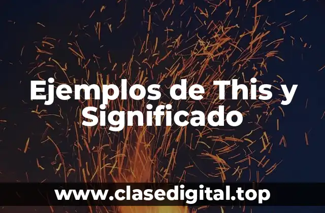 Ejemplos de This