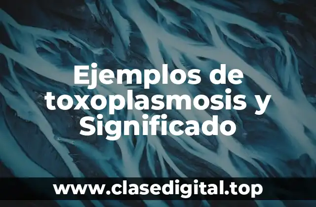 Ejemplos de toxoplasmosis