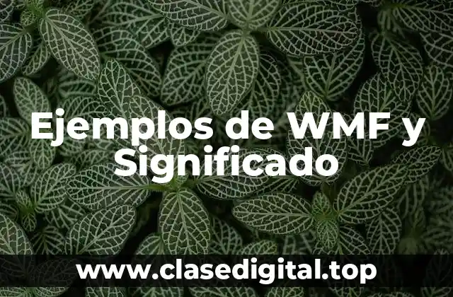 Ejemplos de WMF