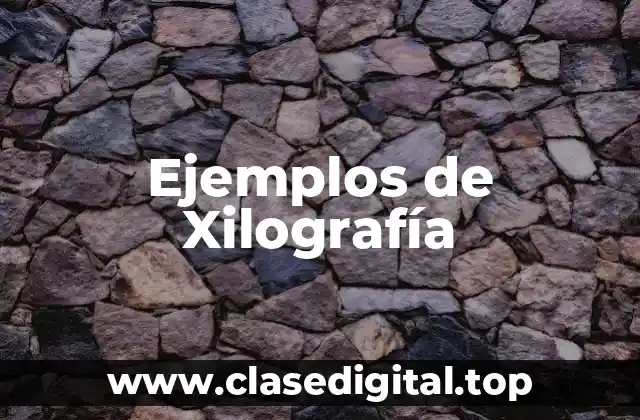 Ejemplos de Xilografía