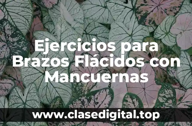 Ejercicios para Brazos Flácidos con Mancuernas
