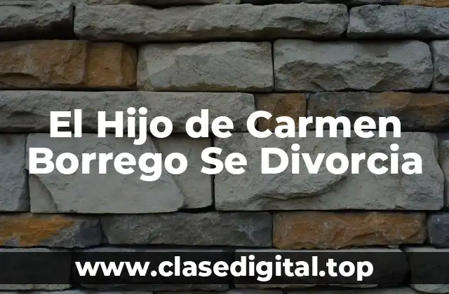 La Vida de Carmen Borrego: De la Fama a la Controversia