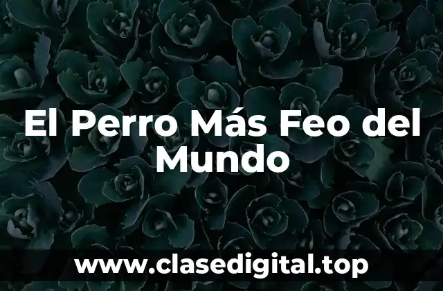 El Perro Más Feo del Mundo