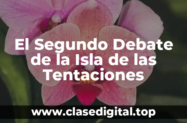 ¿Qué es el Segundo Debate de la Isla de las Tentaciones?