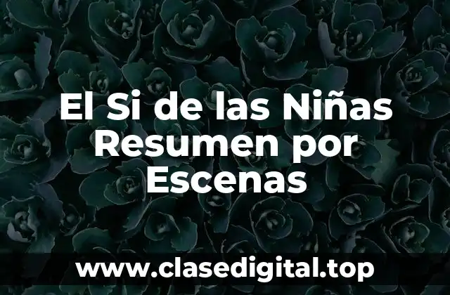 El Si de las Niñas Resumen por Escenas