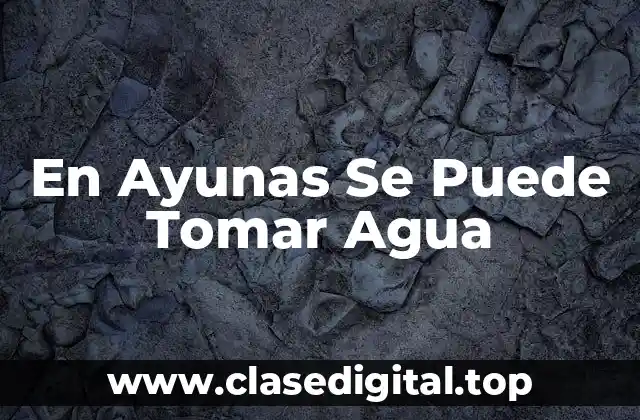 ¿Qué es Ayunar y Cómo Funciona?