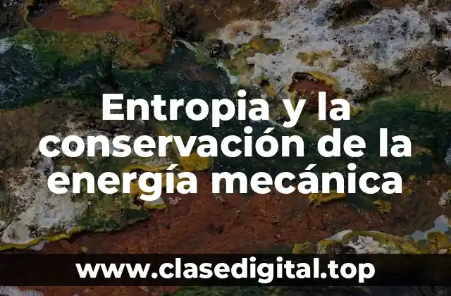 Entropia y la conservación de la energía mecánica