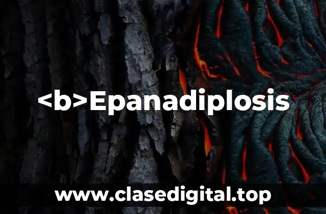 Ejemplos de epanadiplosis