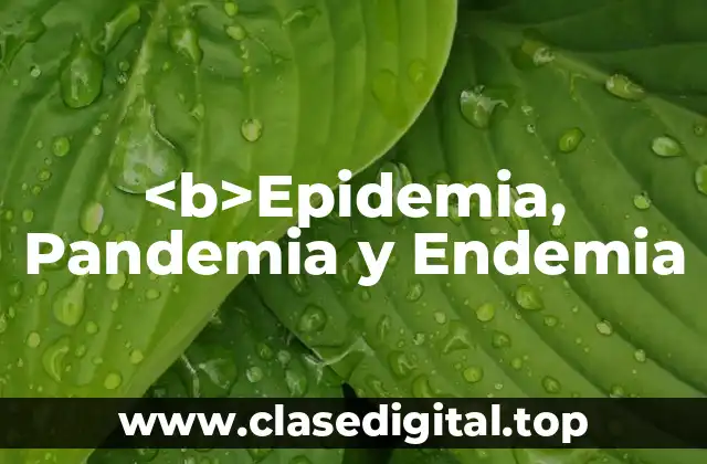 Ejemplos de Epidemia