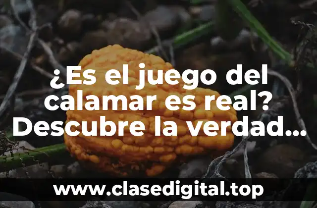 ¿Es el juego del calamar es real? Descubre la verdad detrás de la serie de Netflix