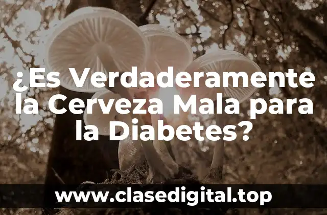 ¿Es Verdaderamente la Cerveza Mala para la Diabetes?
