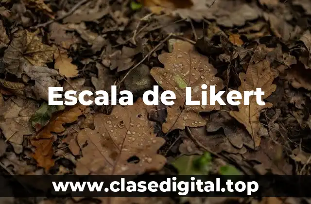 Escala de Likert