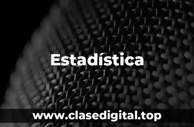 Estadística