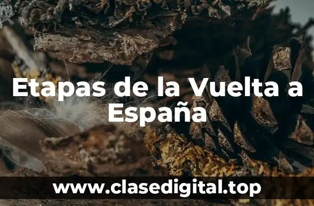 Etapas de la Vuelta a España