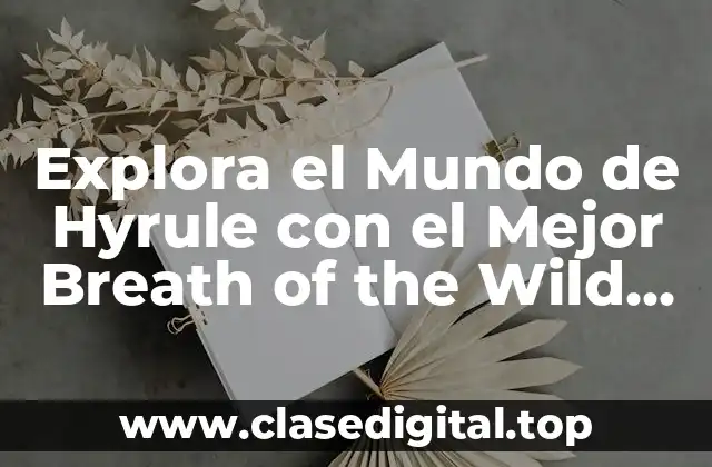 Explora el Mundo de Hyrule con el Mejor Breath of the Wild Mapa Interactivo