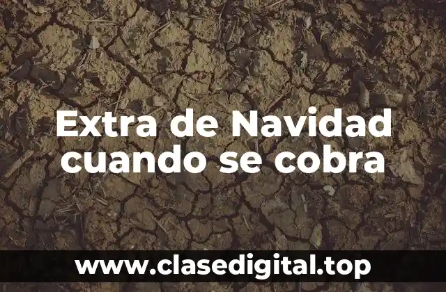 ¿Qué es la extra de Navidad?