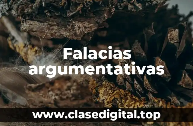 Falacias argumentativas