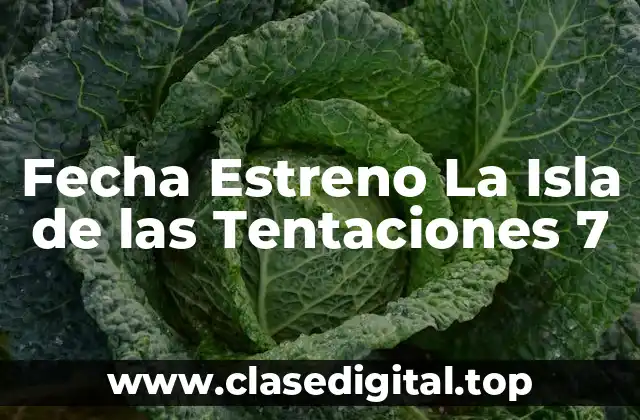 Fecha Estreno La Isla de las Tentaciones 7