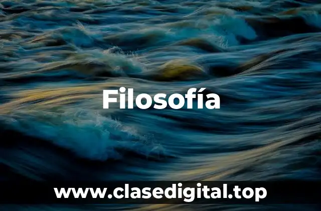 Filosofía