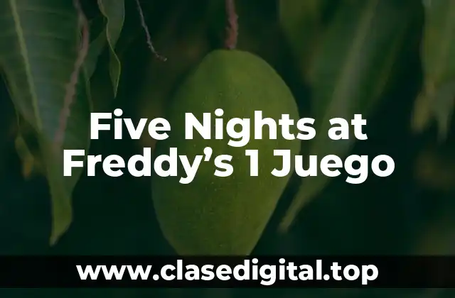 Five Nights at Freddy’s 1 Juego