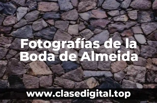 Fotografías de la Boda de Almeida
