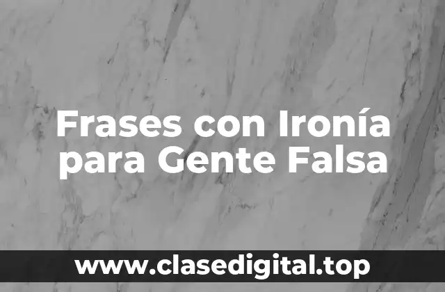 ¿Por qué la Gente es Falsa?