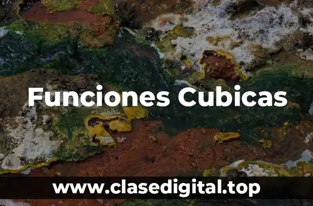 Funciones Cubicas