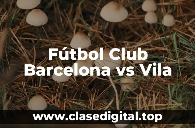 Fútbol Club Barcelona vs Vila