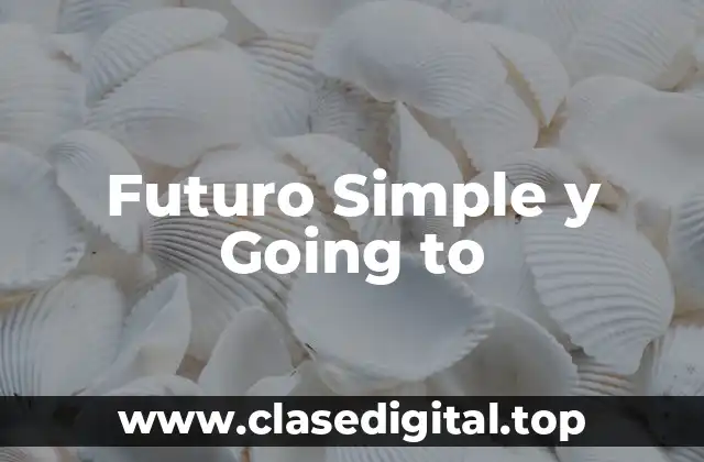 Futuro Simple y Going to