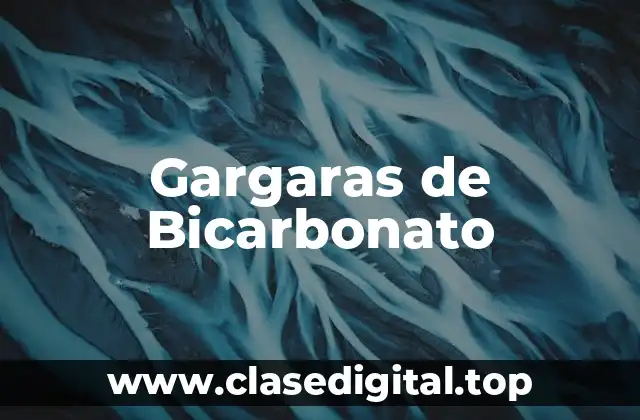 ¿Qué es el Bicarbonato de Sodio y Cómo Funciona?