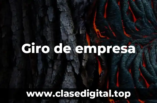 Giro de empresa