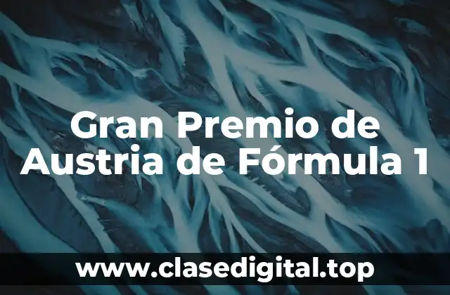 Gran Premio de Austria de Fórmula 1