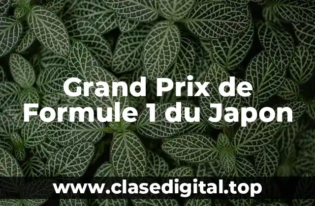 Grand Prix de Formule 1 du Japon