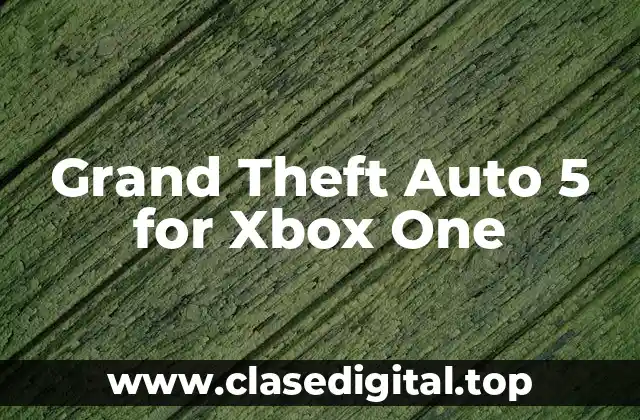 What's New in Grand Theft Auto 5 for Xbox One?