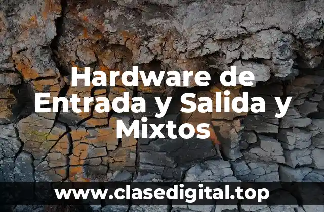 Hardware de Entrada y Salida y Mixtos