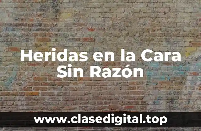 Heridas en la Cara Sin Razón