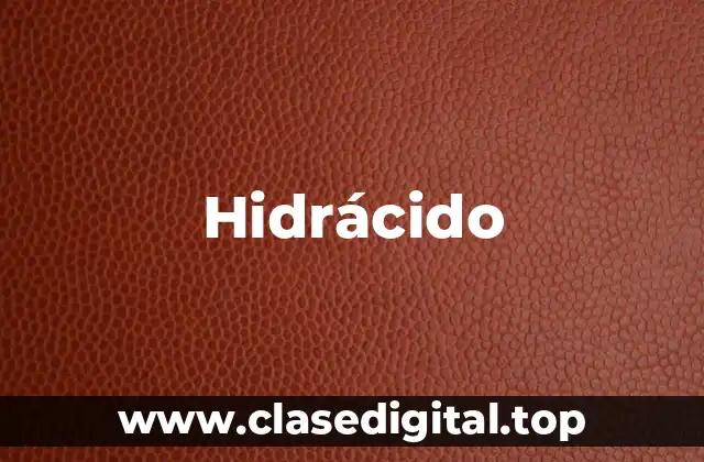 Hidrácido